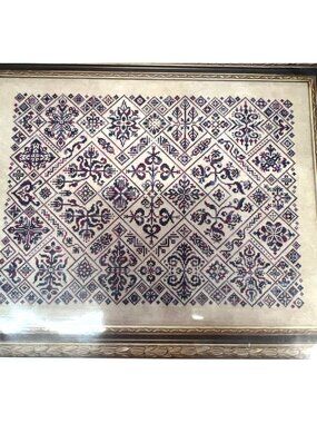 RARE Cirque Des Carreaux Ink Circles Cross Stitch Chart 247 X 185 Stitches